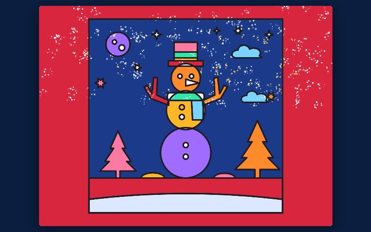 A picture of Santa’s Sketchpad
